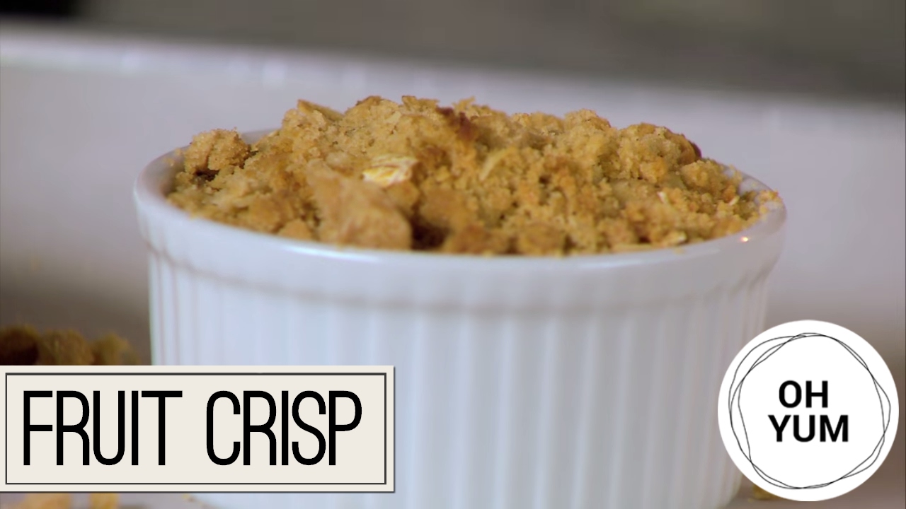 Professional Baker Teaches You How To Make FRUIT CRISP!