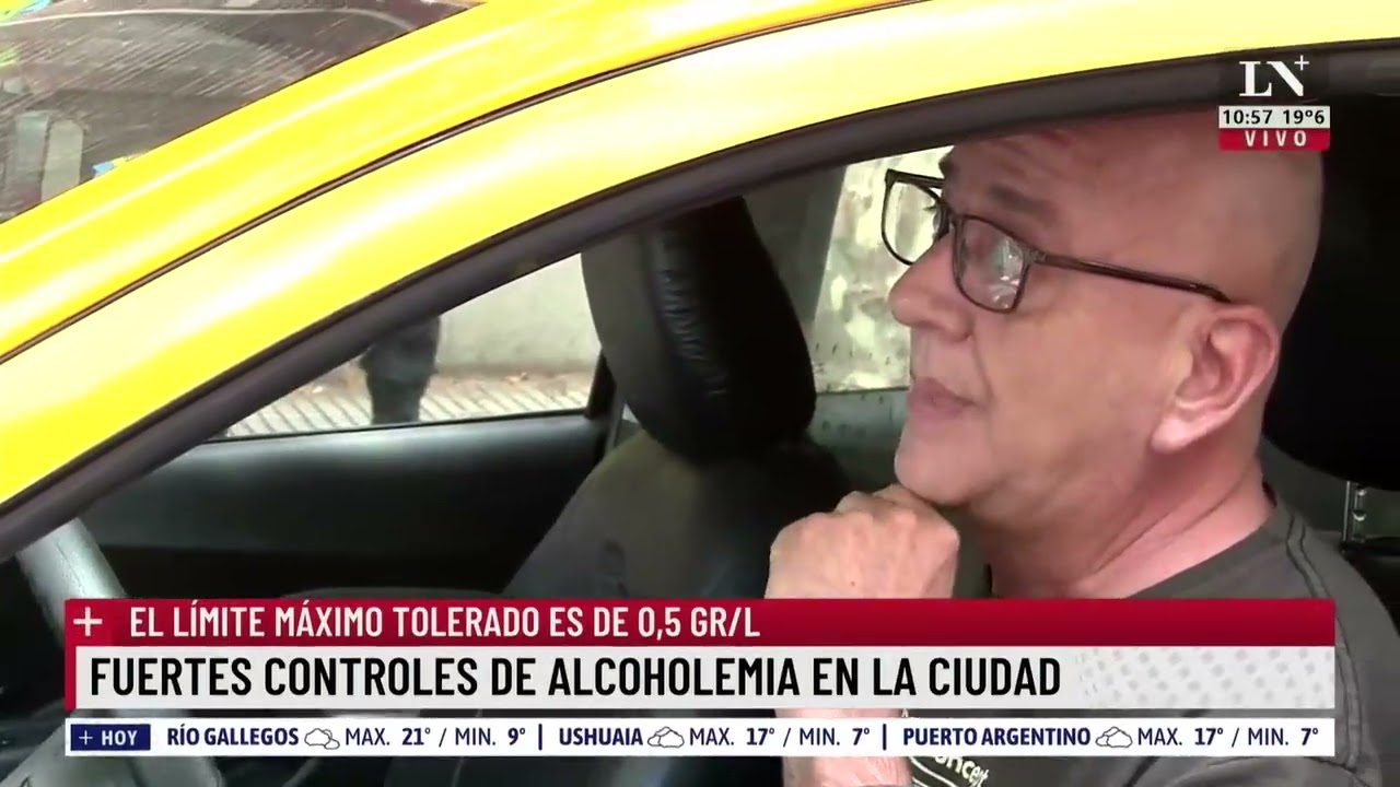 Fuertes controles de alcoholemia en la ciudad