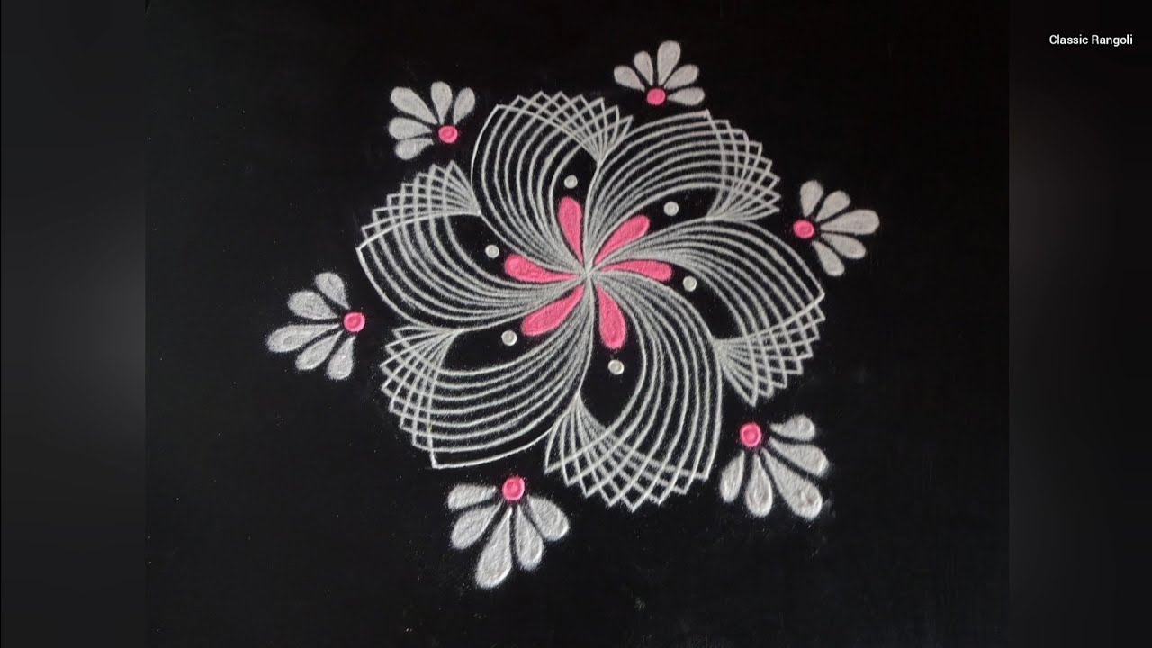 Aadi Maadha Kolam / Aadi Velli Kolam / Easy Padi Kolam / Friday Kolam / Classic Rangoli/Simple kolam