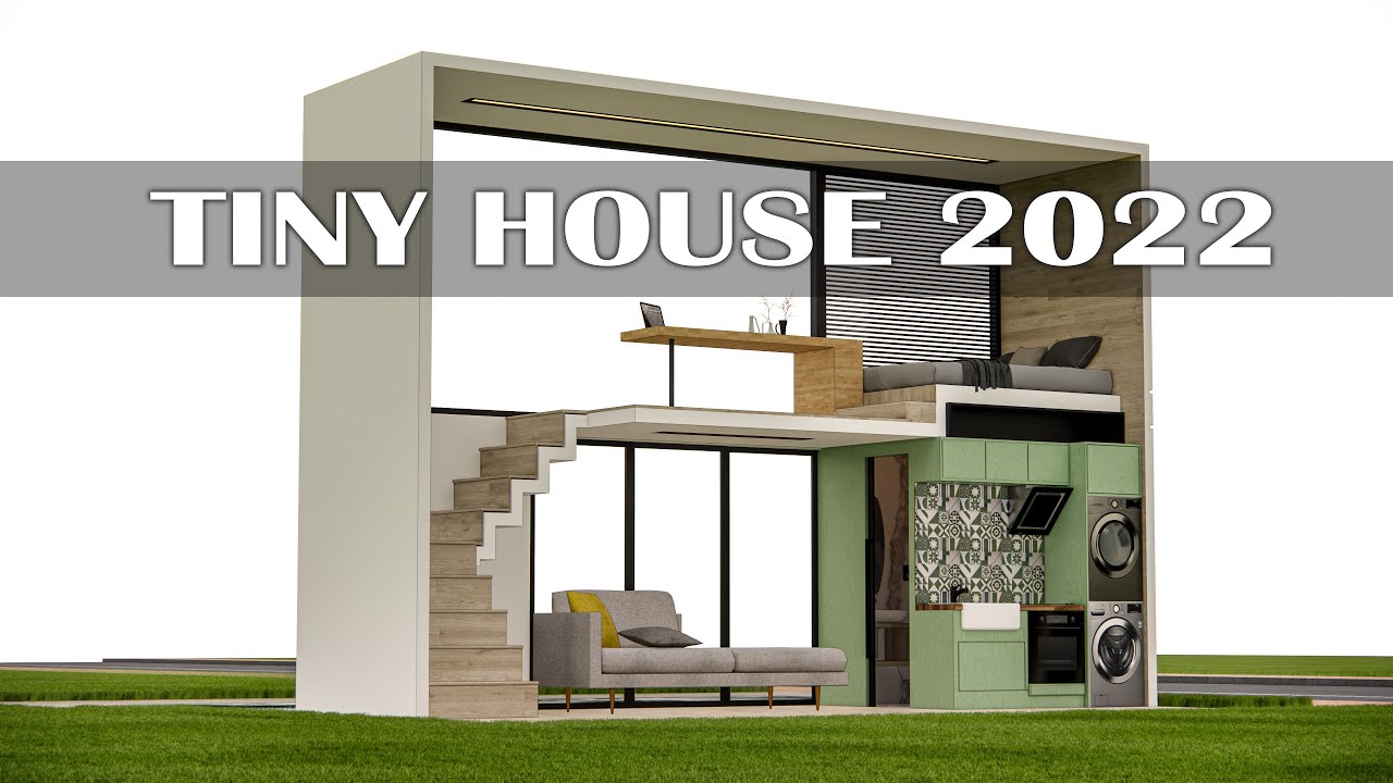 MODERN TINY HOUSE | (7m x 3m) Small House Design with Pool
