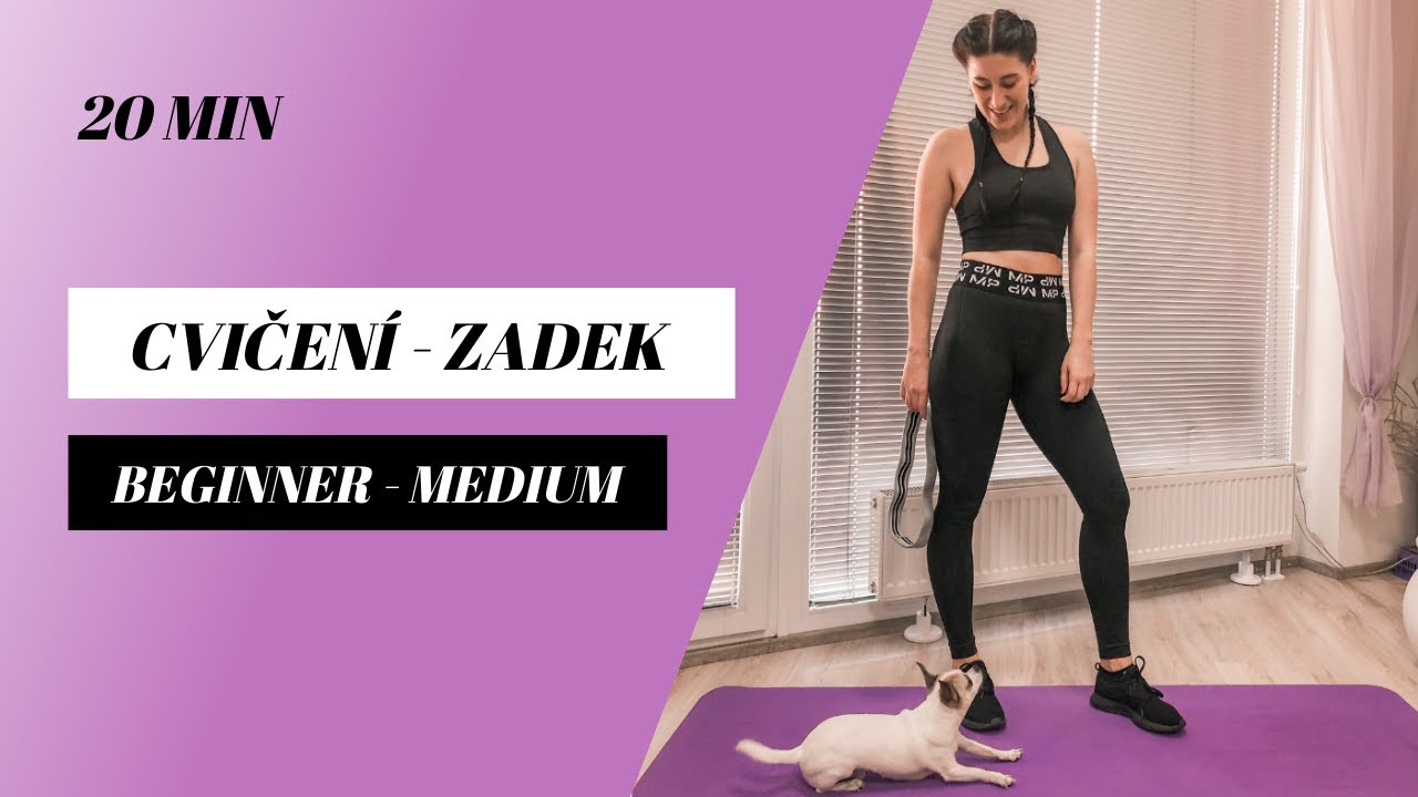 20 min butt workout // cvičení na zadek