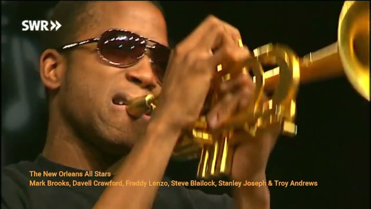 Incredible Troy Andrews (aka Trombone Shorty) with Mark Brooks' All Star Band LIVE in Ascona in 2006