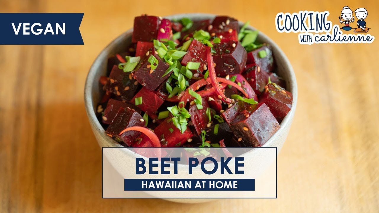 Vegan Poke Recipe with Beets! | Hawaiian at Home Healthy Edition