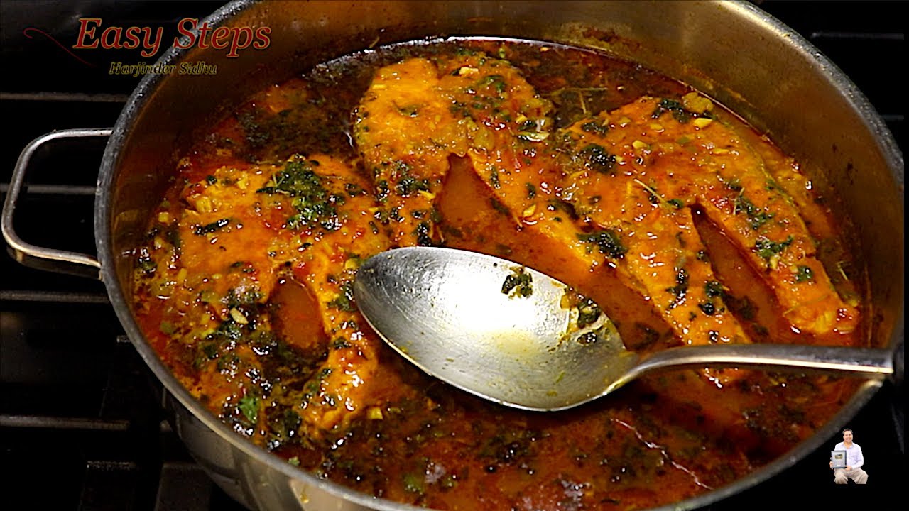 Salmon Fish Curry Recipe | Salmon Steaks Fish Curry Recipe