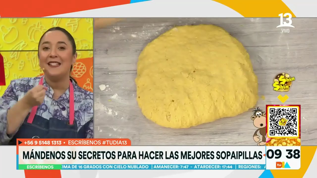Rica receta de sopaipillas de Camila chef ¡Perfecto para la tarde!  | Tu Día | Lo mejor del 13