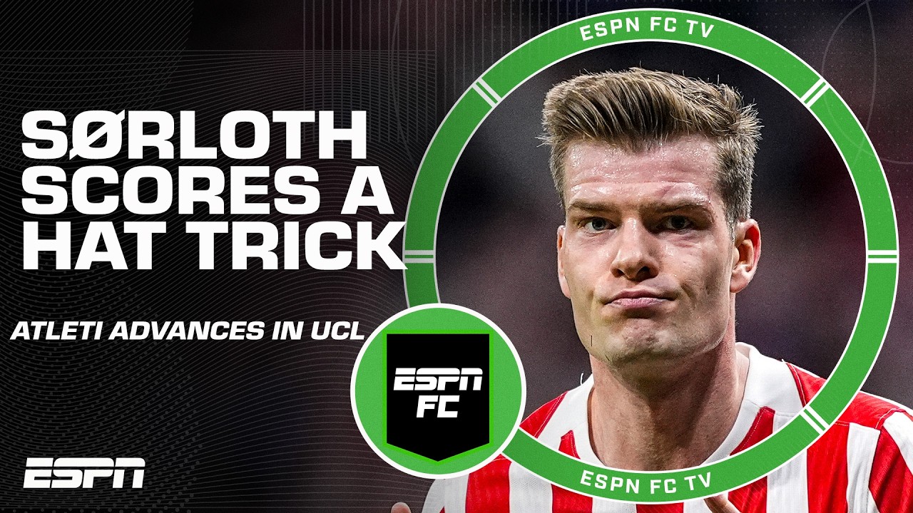 Atletico Madrid vs. Club Brugge REACTION 🍿 Sorloth dominates with a HAT TRICK 🔥 | ESPN FC