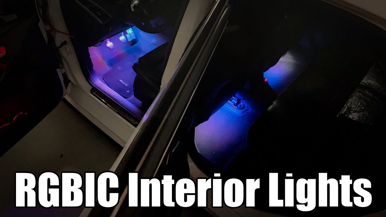 Installing Bluetooth RGBIC Interior LED Lights from Govee!
