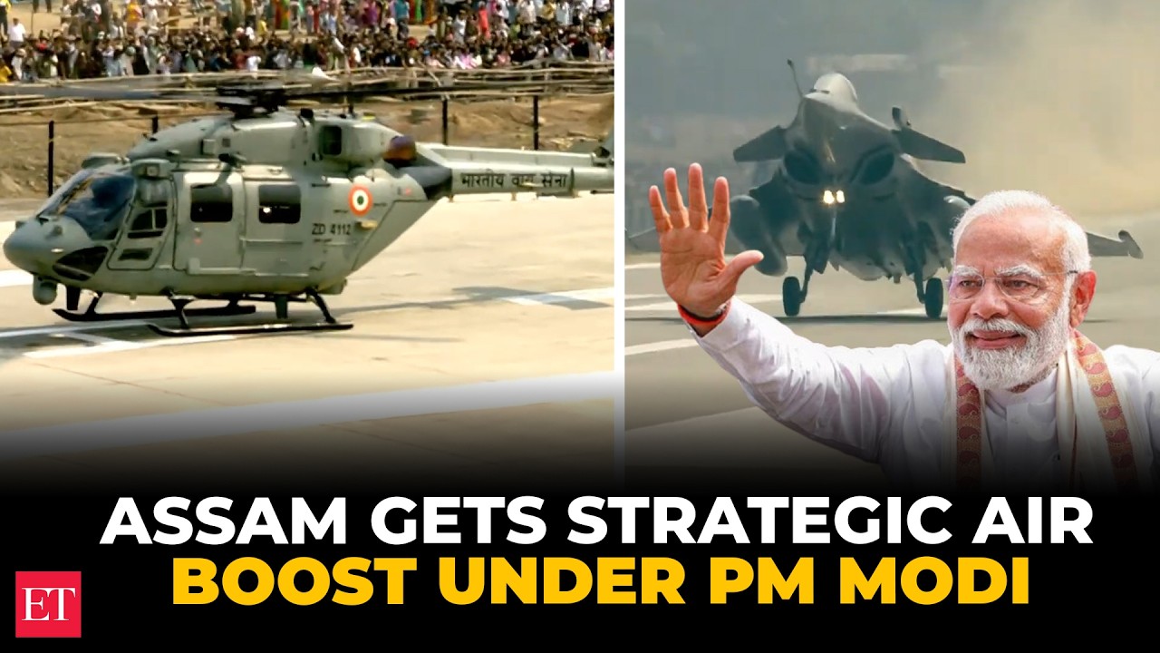 Plane carrying PM Modi makes history, lands on Highway in Assam | Northeast Infra growth story
