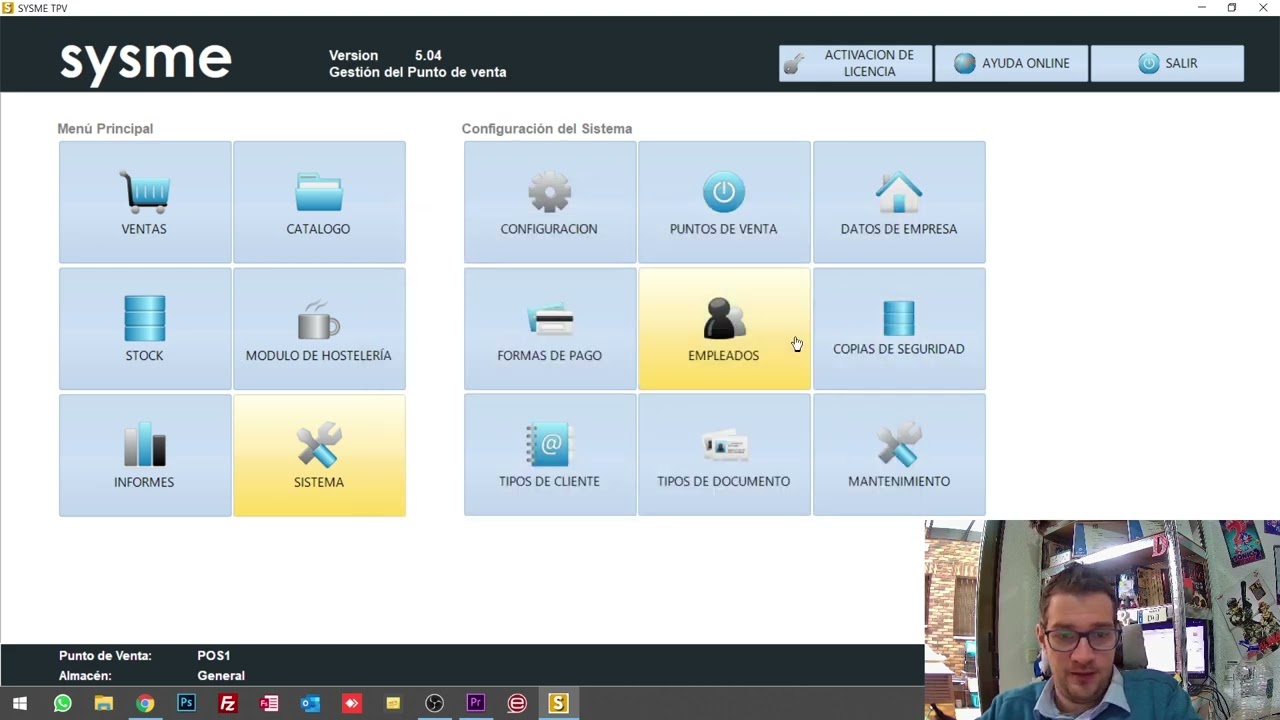Curso Sysme TPV 9.Configuracion de Sysme