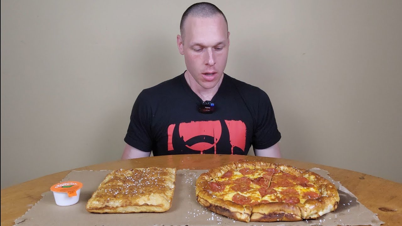 Little Caesars Pretzel Crust Pizza and Pretzel Pull Apart Bread