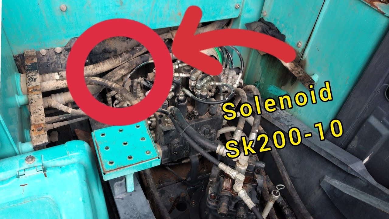 Bongkar Solenoid Block Excavator kobelco sk200-10 ( Disassemble Solenoid )