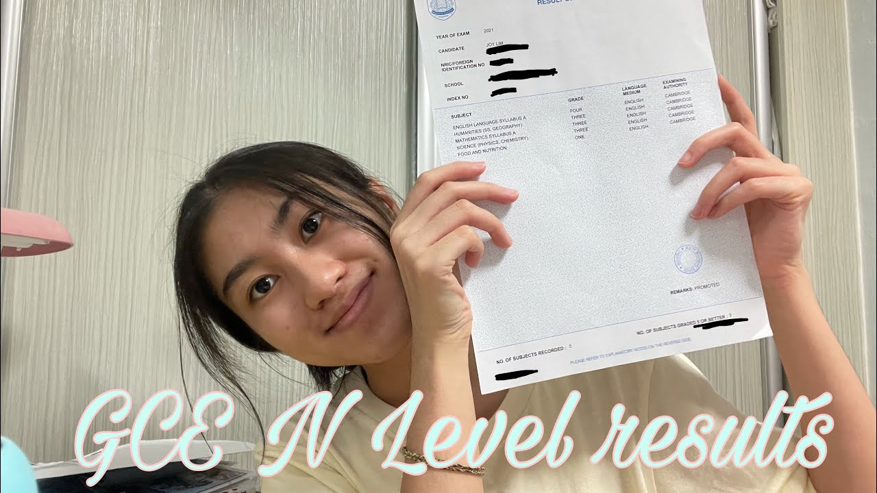 n level results vlog !✨💗
