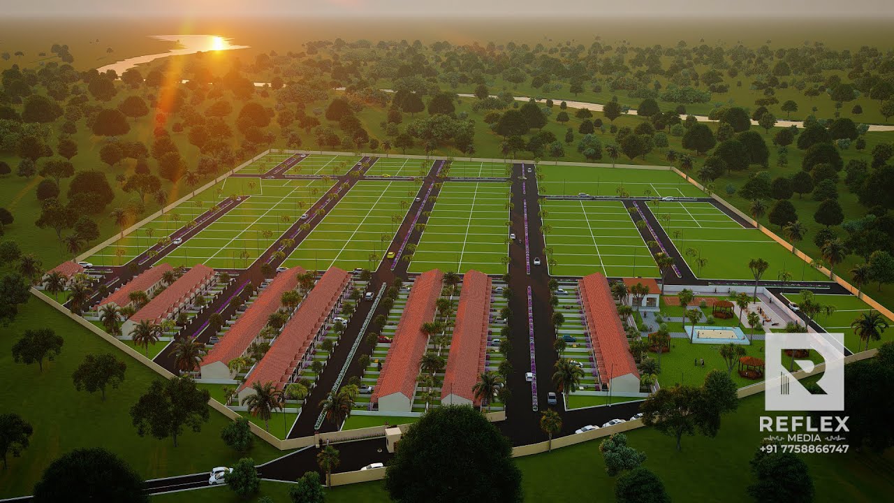 3D Residential Plot & Walkthrough | Vrindavan Garden, Murbad, Thane #3d
