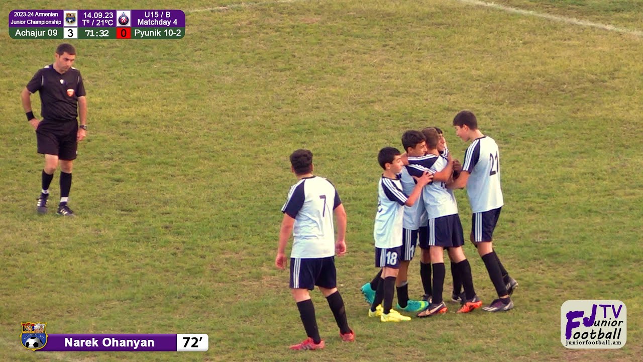 Achajur 09 (3-0) Pyunik 10-2 (14.09.23) 2023-24 AJC U15/B, Matchday 4