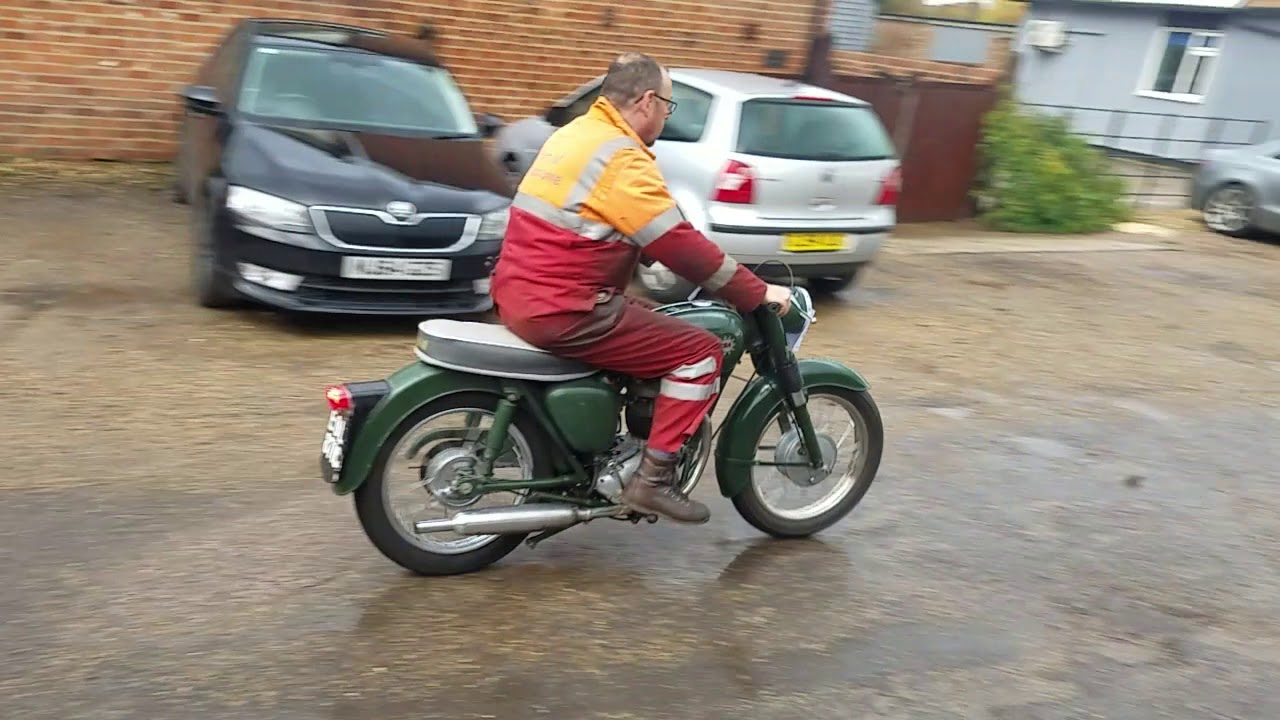 1965 BSA B40 350cc at Andy Tiernans #07605BSA