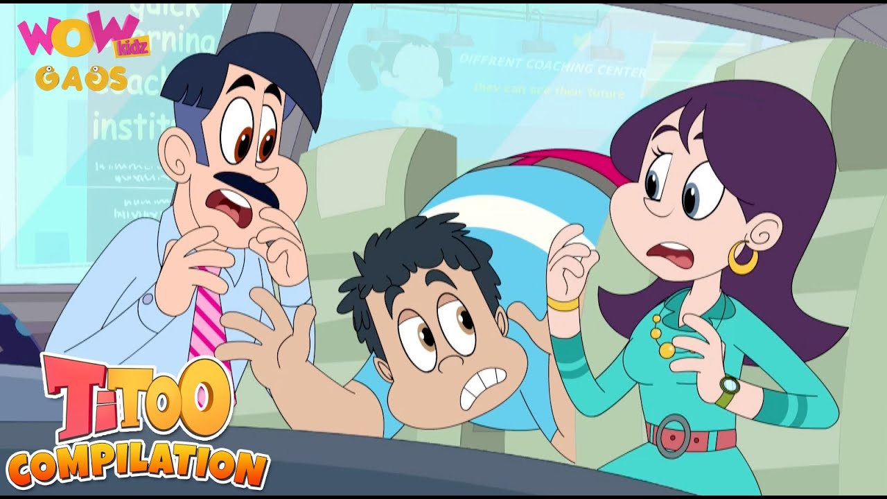 Titoo Funny Cartoon | Compilation | 43 | Hindi Cartoon for Kids #titoo