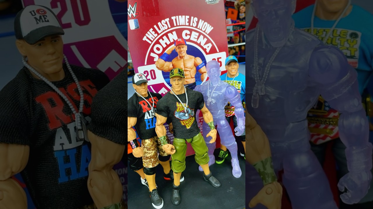 TOP 10 JOHN CENA ELITE ACTION FIGURES!