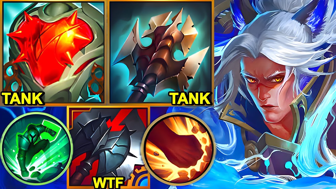 Wild Rift China Sett Top - 2487Damage Heartsteel MAX TANK SETT Build Runes  Challenger Rank Gameplay