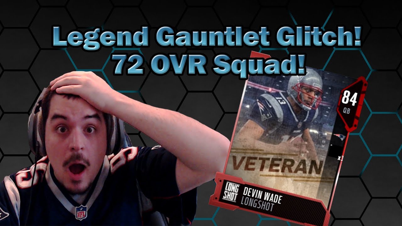 Beat the Legend Guantlet with 72 OVR!!! Madden 18 Solo Challenges! Gauntlet-Ception!