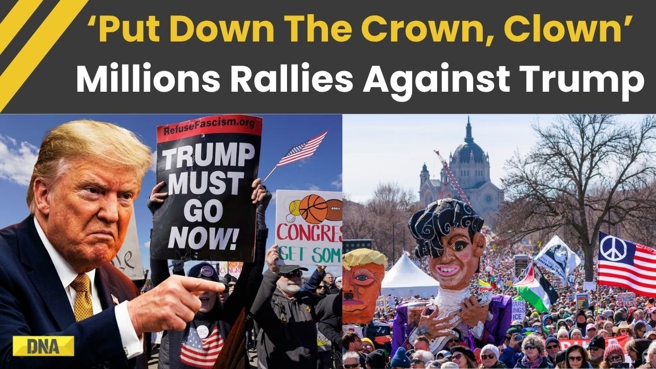 US News: Anti-Trump Rallies With Slogans 'No Kings' Draw Crowds Across US, Europe | Israel Iran War