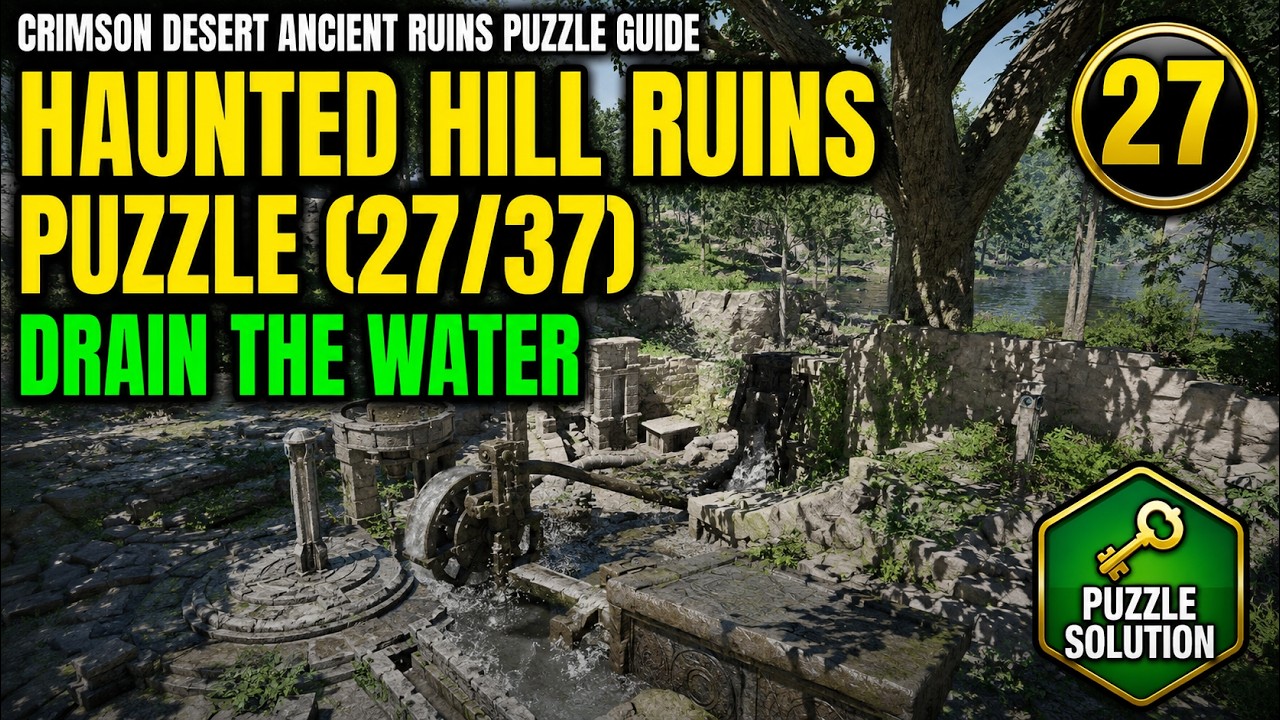 Nature's Snare Skill Location + How to Solve the Water Puzzle