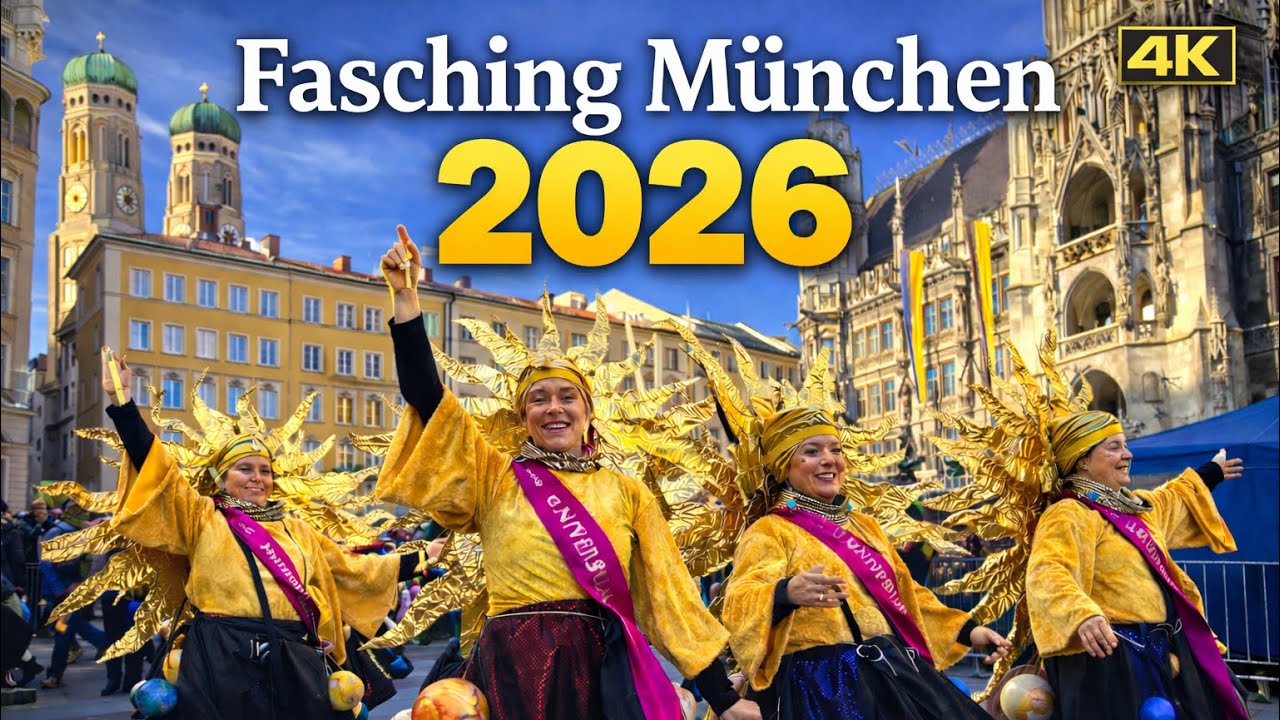 Munich Fasching Parade 2026 🇩🇪 | Grand Carnival Procession | 4K