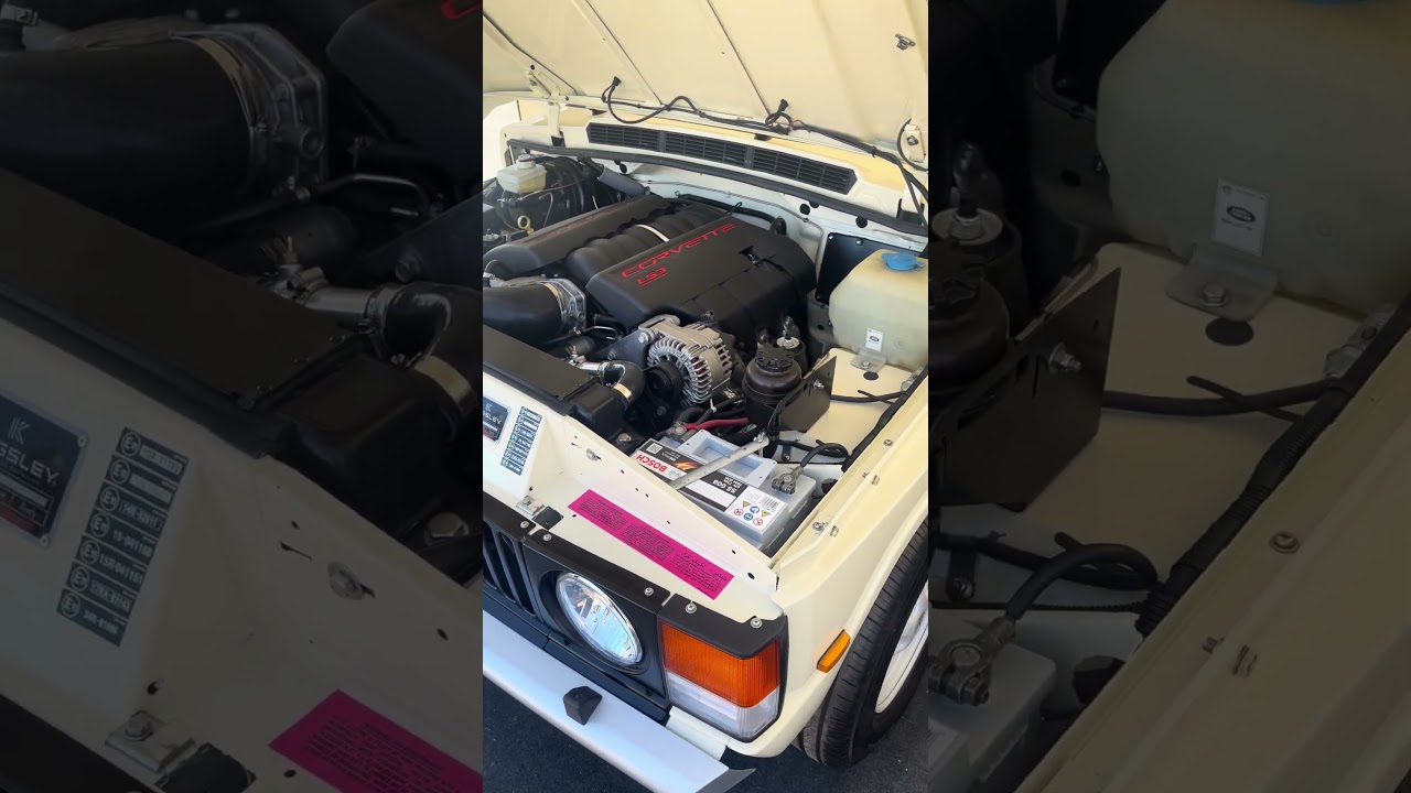 Kingsley LS3 2 Door Classic Range Rover Goodwood 2025 #goodwood2025 #rangerover #kingsley #restomod