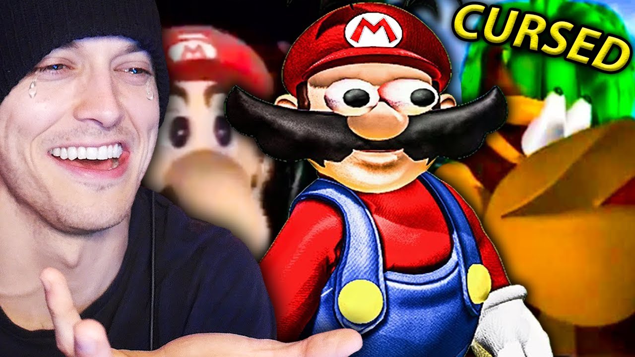 Reacting to Mario Reacts To CURSED Nintendo Commercials!!
