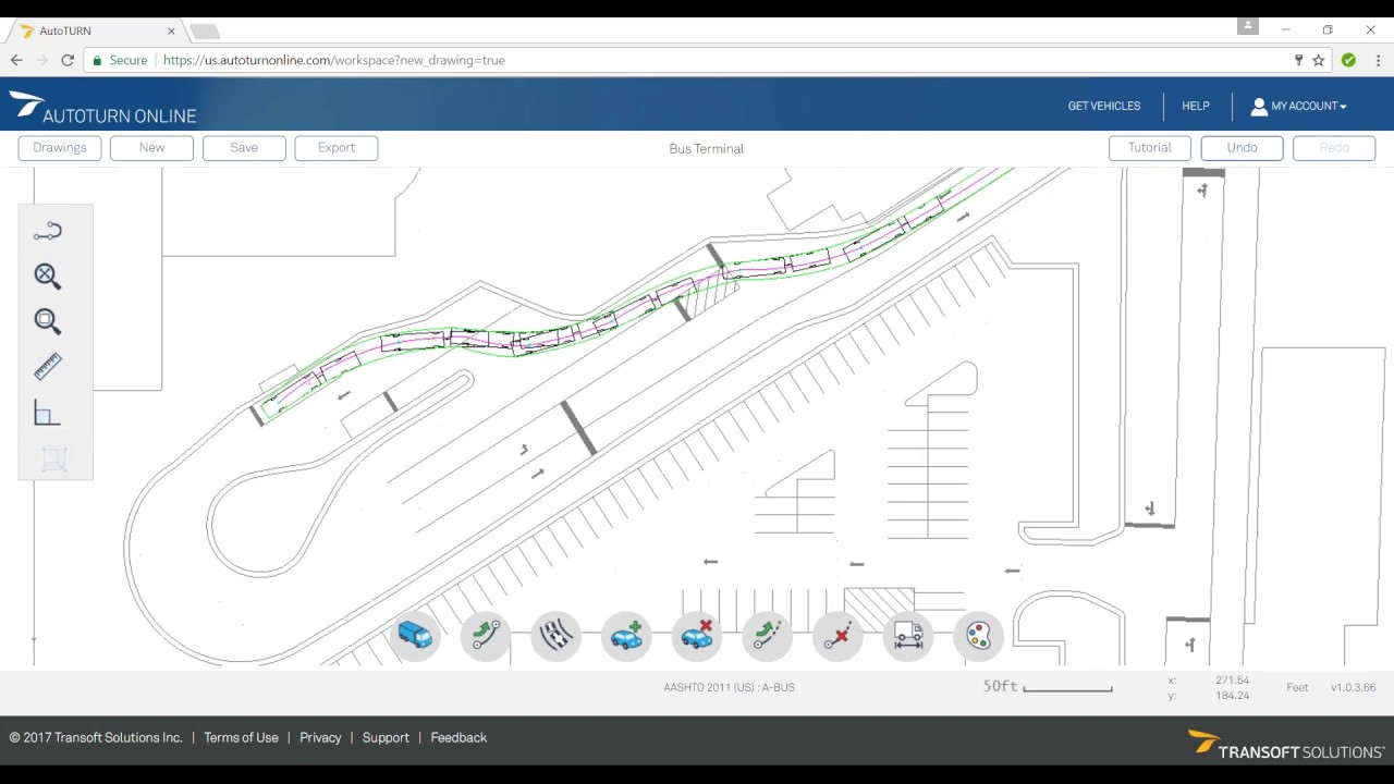 AutoTURN Online - Vehicle Swept Path Analysis on Your Browser, No CAD Required