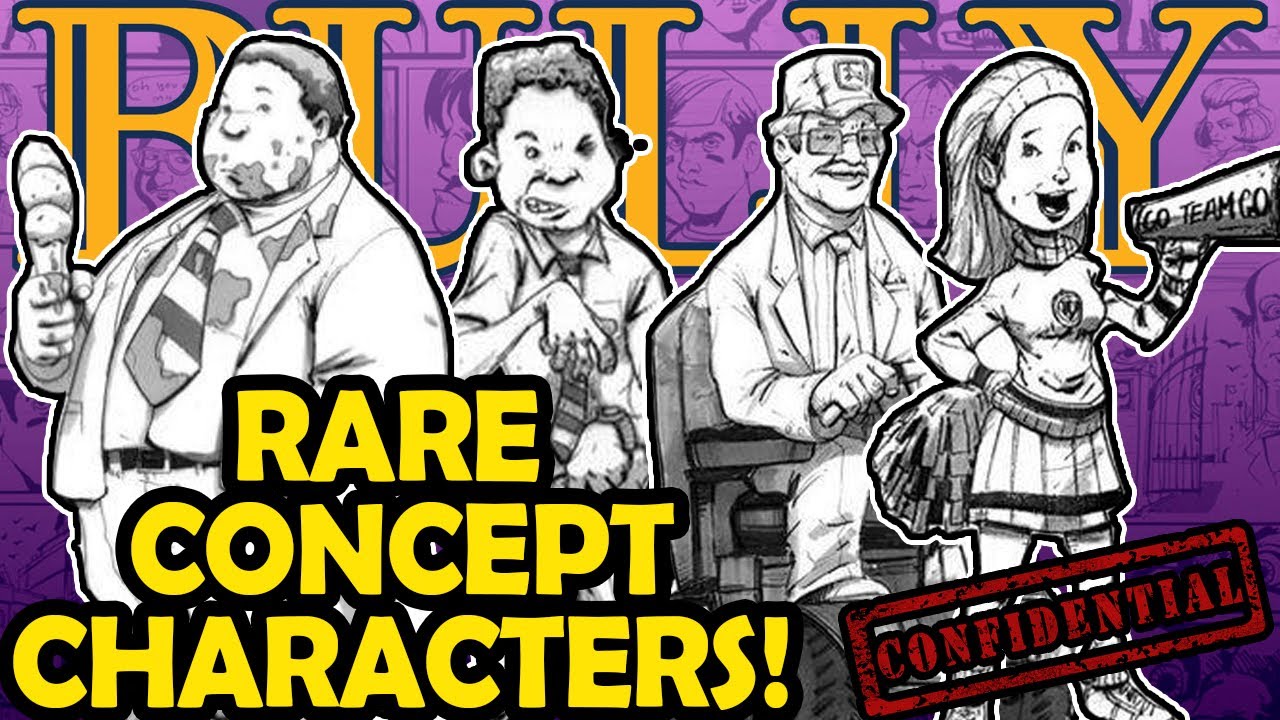 Bully - Rare Concept Character Art!