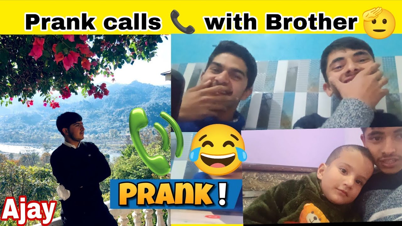 😛Prank calls 📞 with Brother🫡 (Bhai ho to ese) Manas dar gya😂