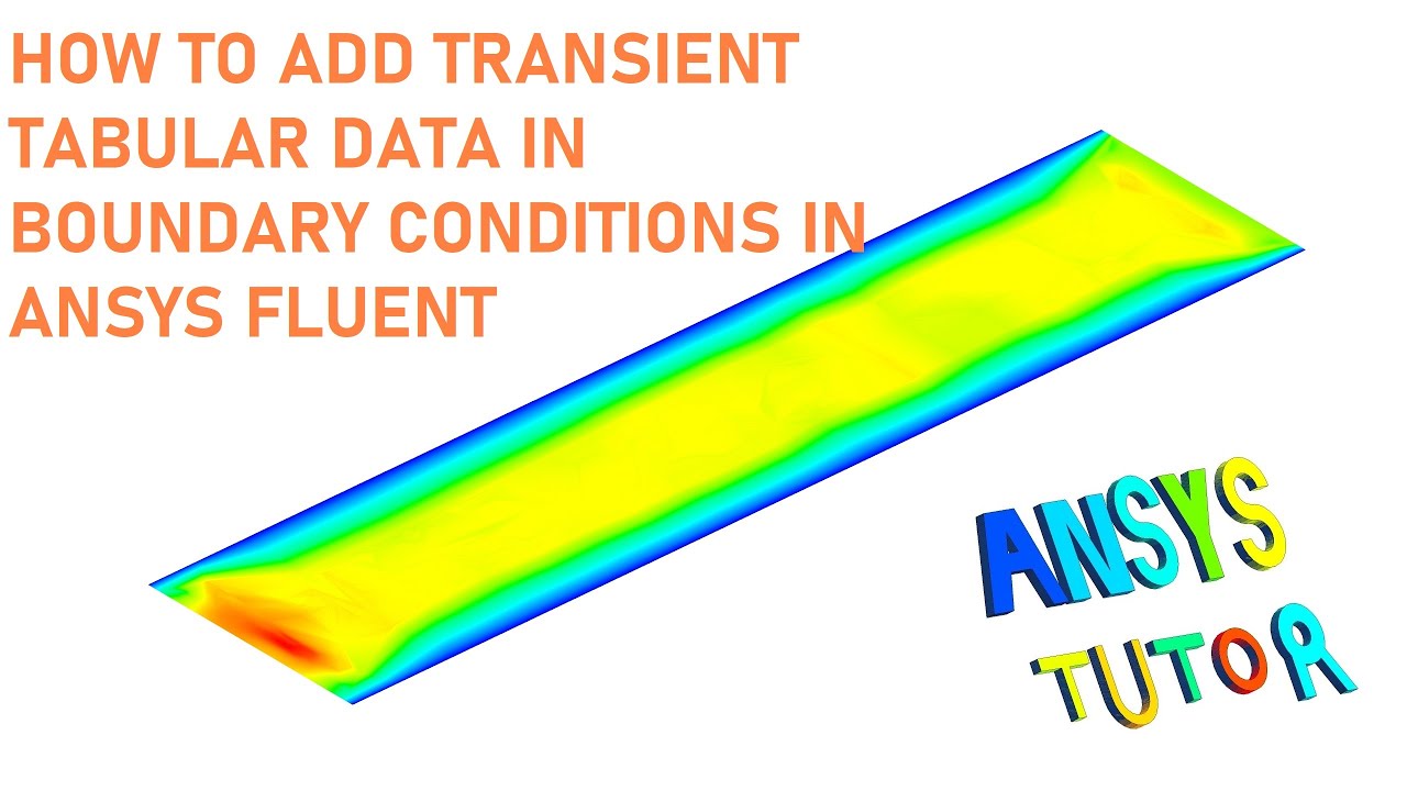 ANSYS Fluent Tutorial | How to Add the Transient Table Data Boundary Condition | Fluent TUI Tutorial