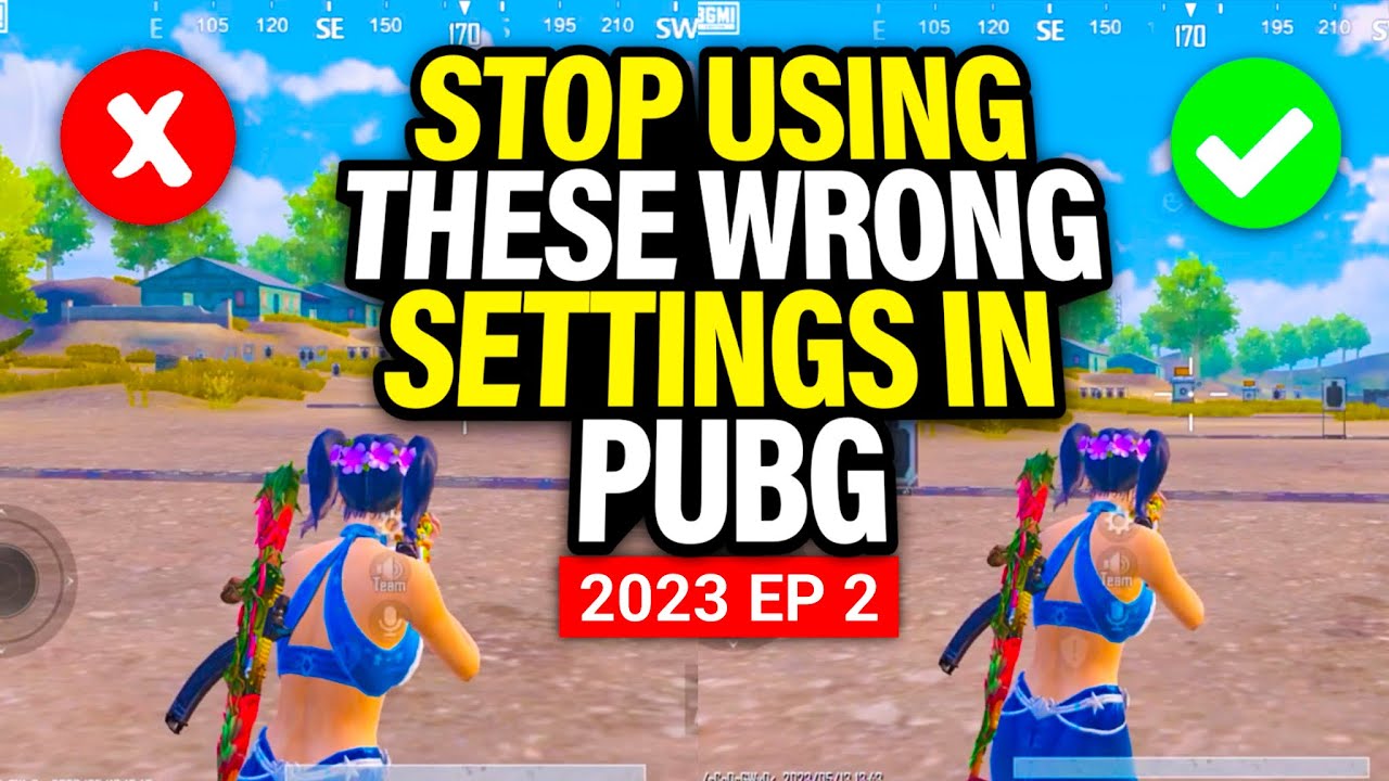 Best PUBG Settings That Make You Pro | PUBG Mobile / BGMI