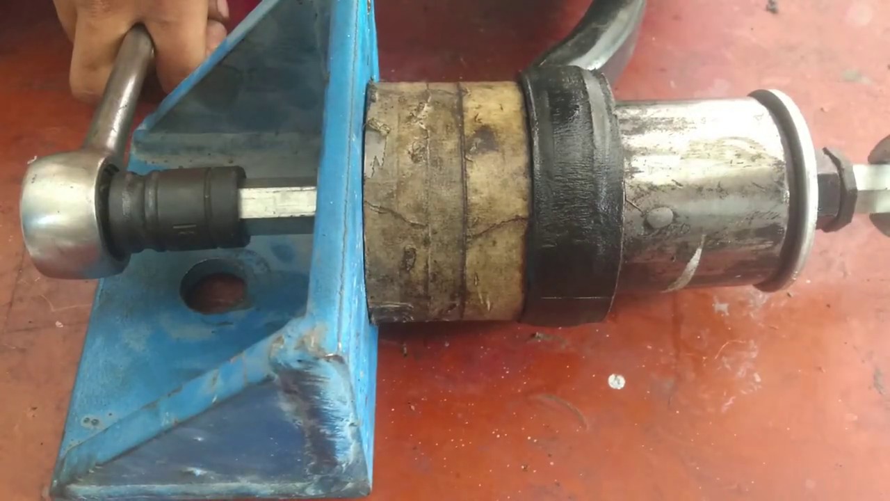 como cambiar bujes rápido con poca herramienta
