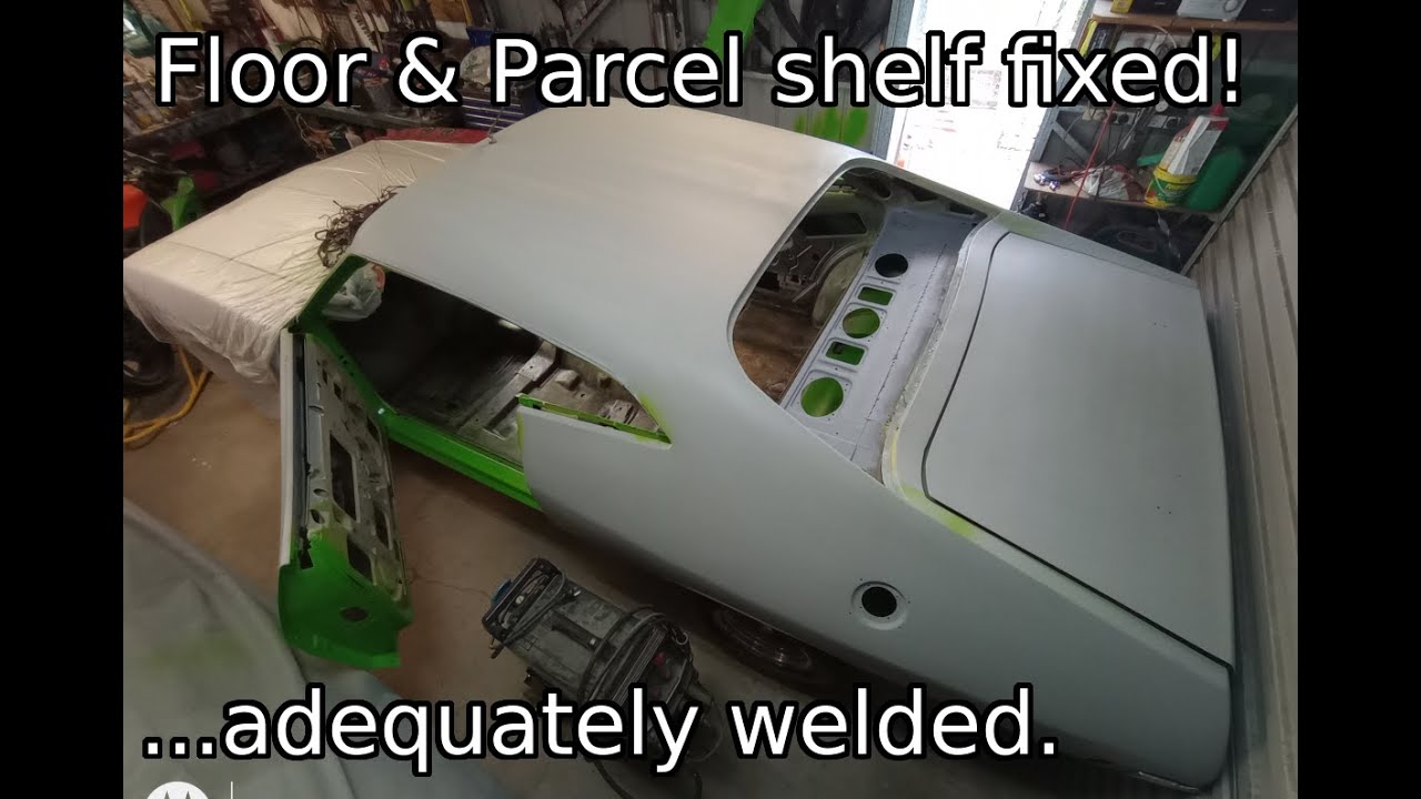 Проект XB Found Ford Falcon Hardtop 351: сварка пола и задней полки в грязную и жаркую погоду.