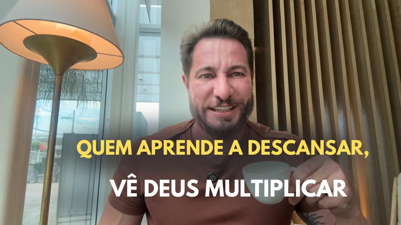 Quem aprende DESCANSAR vê DEUS MULTIPLICAR Pastor Diego Pavin | DEVOCIONAL CAFÉ COM FÉ 