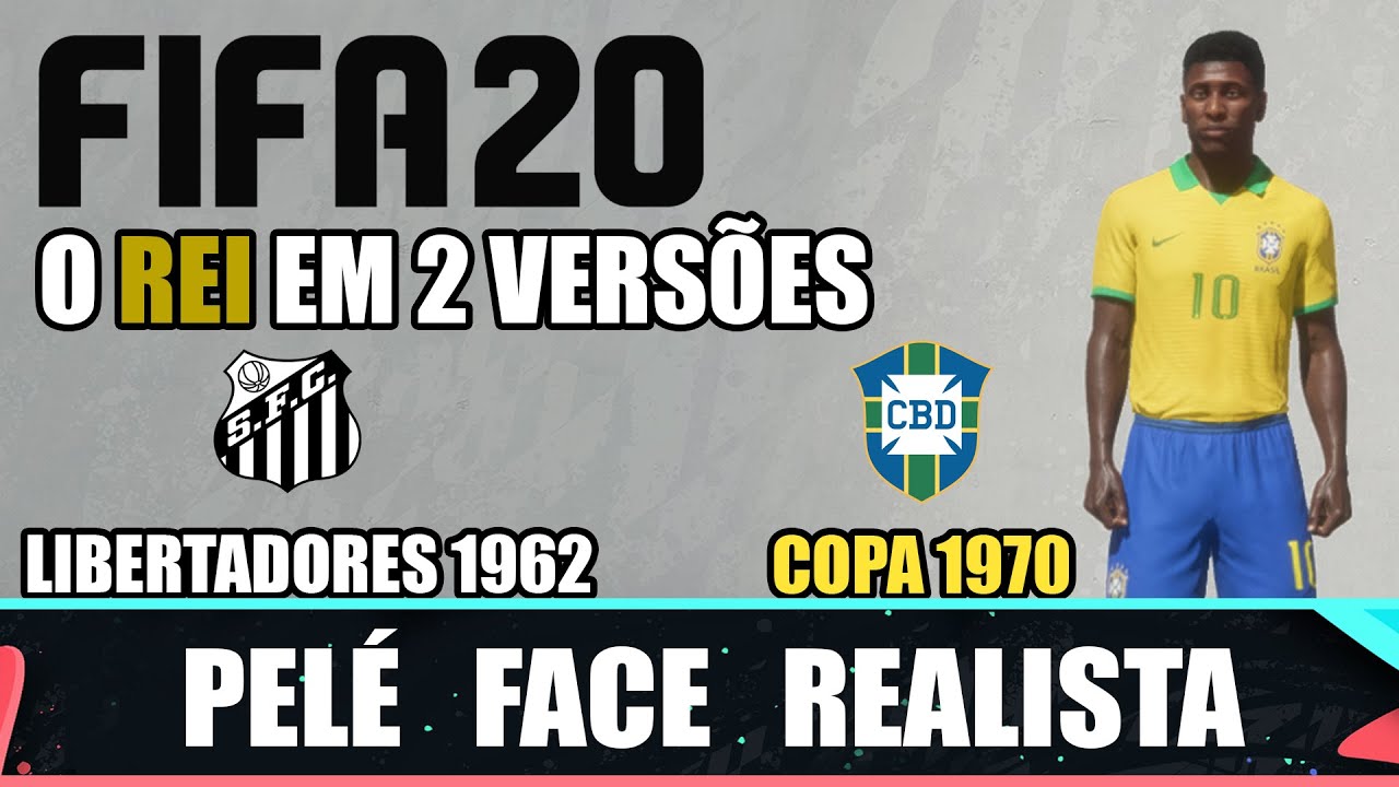 FIFA 20 - PELÉ | SANTOS | LENDAS DO PASSADO | ICONS | LOOK ALIKE | HOW TO MAKE | PRO CLUBS TUTORIAL