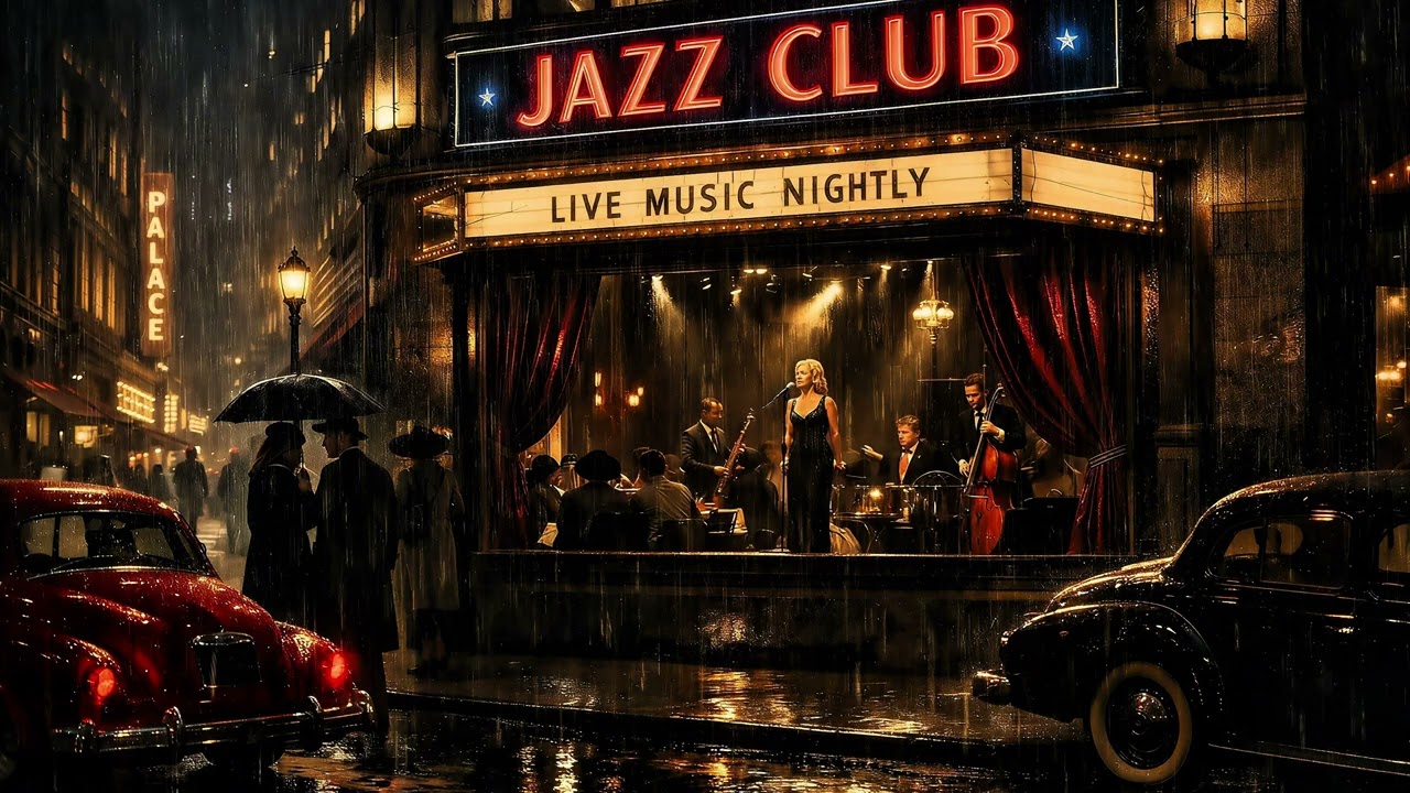 1940s Jazz Café – Soft Late Night Instrumental 🎷
