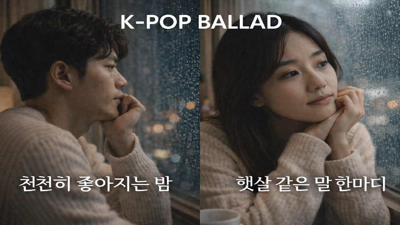 K-POP Ballad | 천천히 좋아지는 밤 & 햇살 같은 말 한마디 IKorean Ballad A Night Getting Better & A Word Like Sunshine