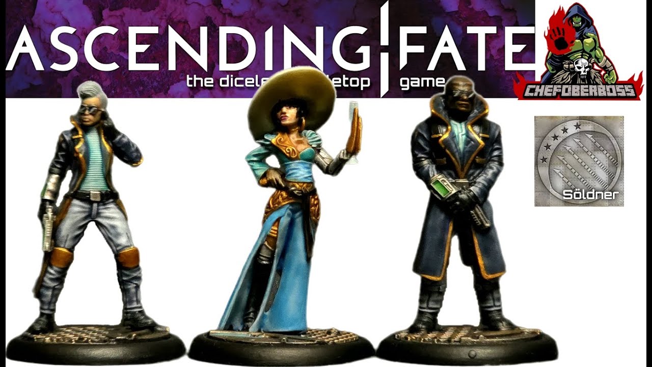 Bemal Tutorial: Natalie Wu´s Leibwächter - Twins für Ascending Fate von Freebooter Miniatures
