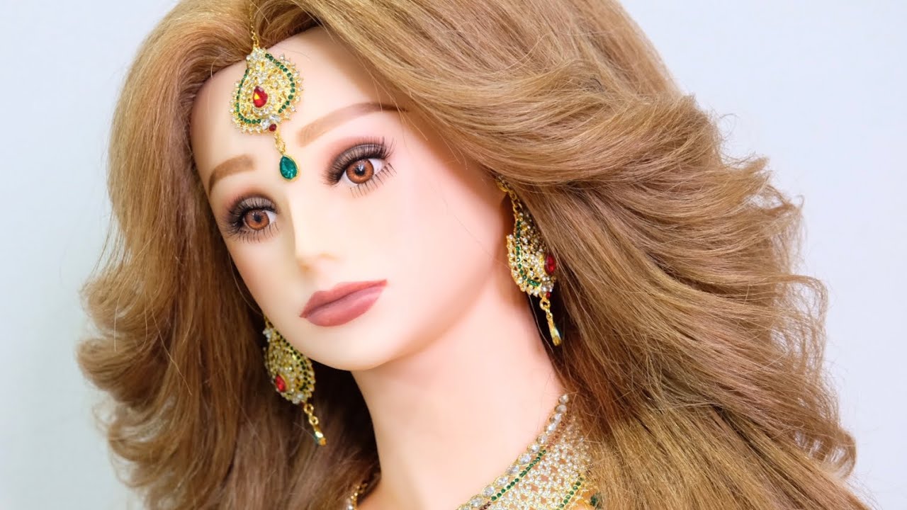 Amazing wedding hairstyle, Indian hairstyle, gorgeous and sweet hairstyles #indianweddinghairstyle