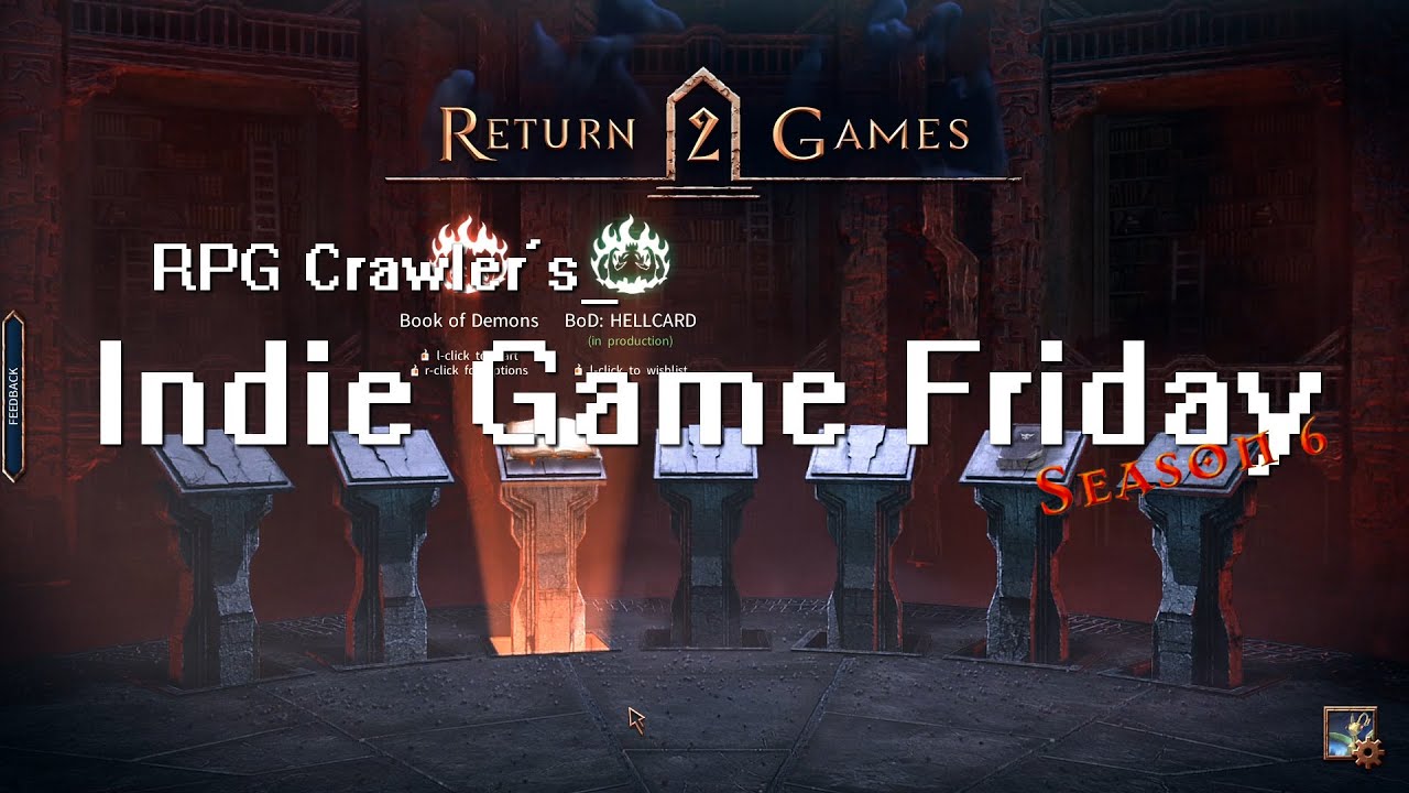 Indie Game Friday - Book of Demons