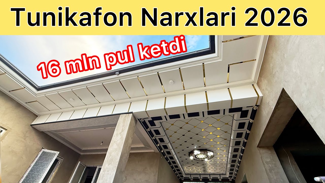 Туникафон нархлари 2026 Andijon Izboskandagi 16 mln so’mga bitgan tunikafon 
