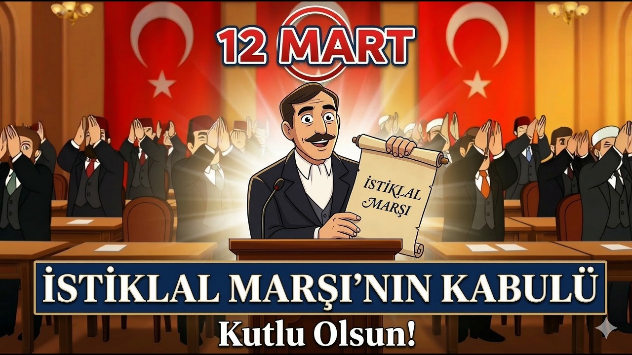 🇹🇷 İstiklal Marşı Nasıl Yazıldı? | 12 Mart’ın Hikâyesi | İstiklal Marşı Okunurken Ne Yapılır?