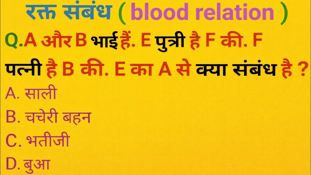 दिमाग हिला देगा ये Reasoning Question | Blood Relation Test | पहेली