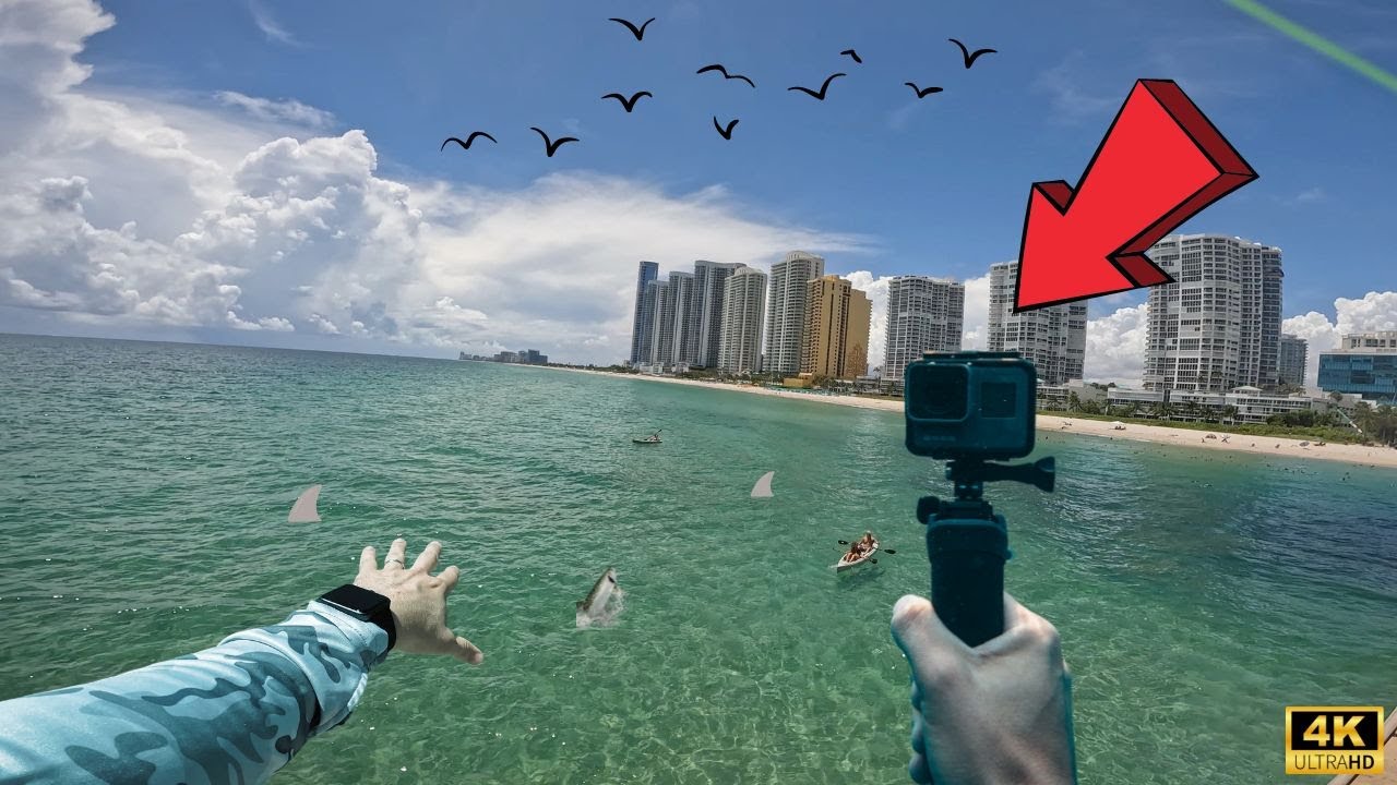 Tossed a GoPro Under a Famous Fishing Pier *Crazy Results*Shocked!!(UNDERWATER FOOTAGE)