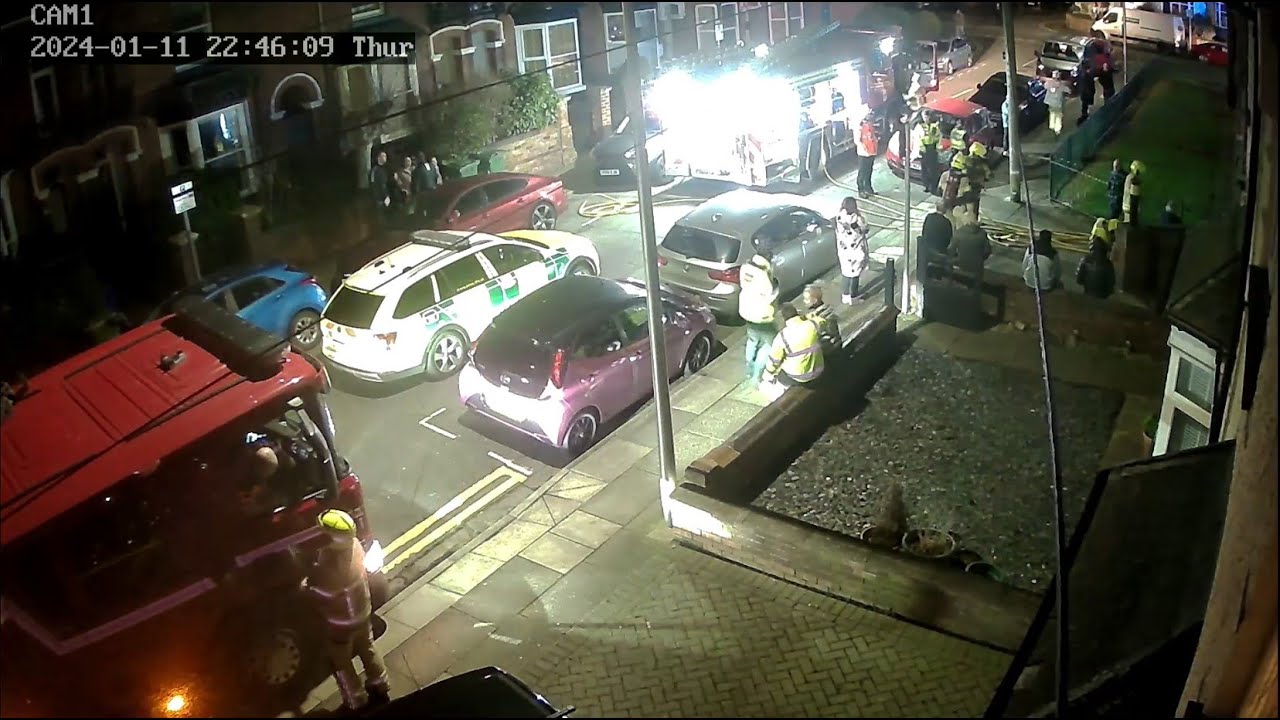 Humberside Fire and Rescue Service.  Blue Lights