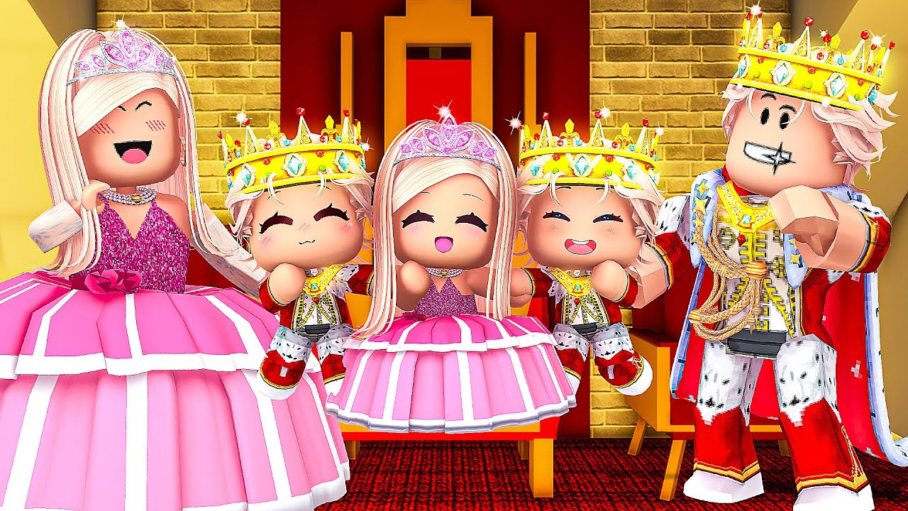 ANGEL and BEAN COPY ROYAL FAMILY as CUTE PLUSHIES..(Brookhaven)