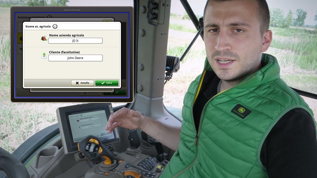L'agricoltura di precisione secondo John Deere - Configurazione lavoro | John Deere IT