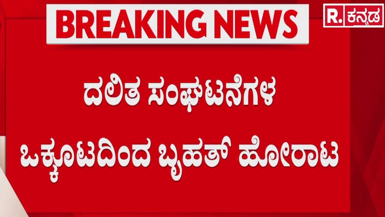 Dalit Protest : ದಲಿತ ಸಂಘಟನೆಗಳ ಒಕ್ಕೂಟದಿಂದ ಬೃಹತ್ ಹೋರಾಟ | Internal Reservation